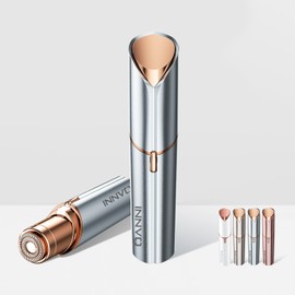 INNVO Facial Hair Remover for Women Ladies Upper Lip Hair Removal Electric Face Shaver with Rechargeable Battery Brush (Blue)