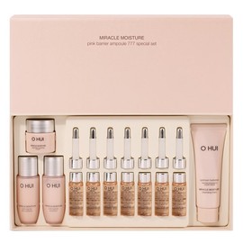 Ohui 오휘 미라클 모이스처 핑크 베리어 앰플 777 스페셜 세트 Ohui Miracle Moisture Pink Barrier Ampoule 777 Special Set