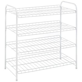 Whitmor Inc. 6023-4139-CB 4 Tier, White, Closet Shelf