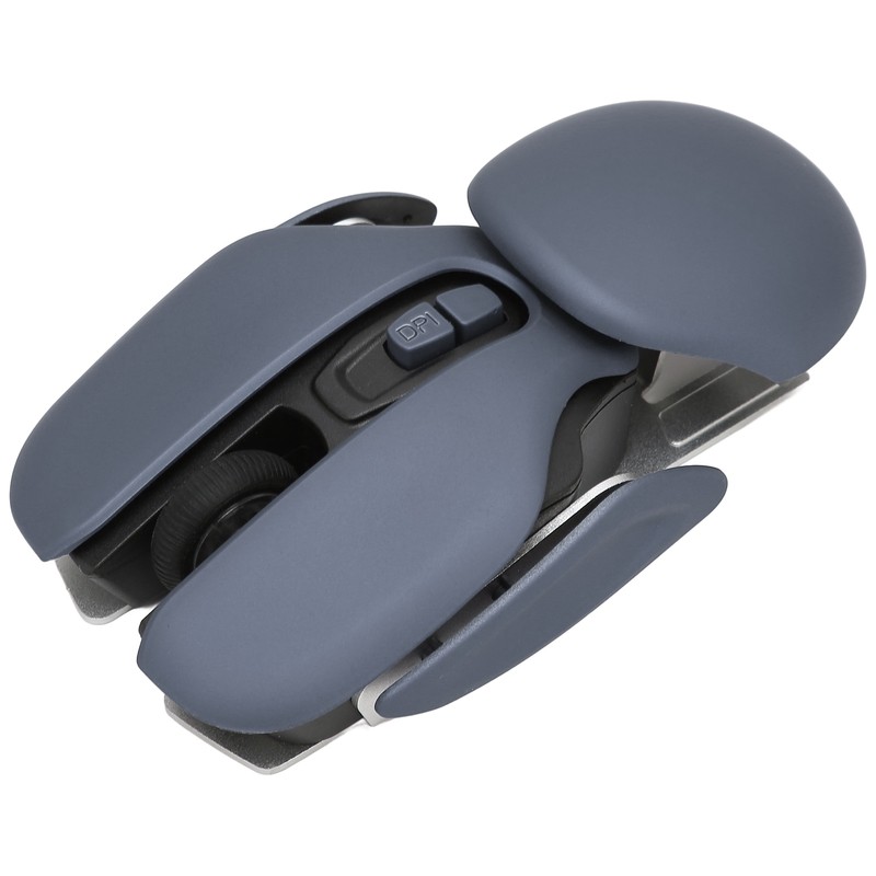 Ergonomic Wireless Mouse Inbuilt Battery Adjustable DPI Electroplating Process Integrated