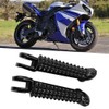 KSTE Aluminum Motorcycle Front Footpegs Pedal Replacement Fits Compatible with