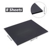 AHANDMAKER 4mm Corrugated Plastic Sheet, 8 Sheets 220x280mm Black Correx
