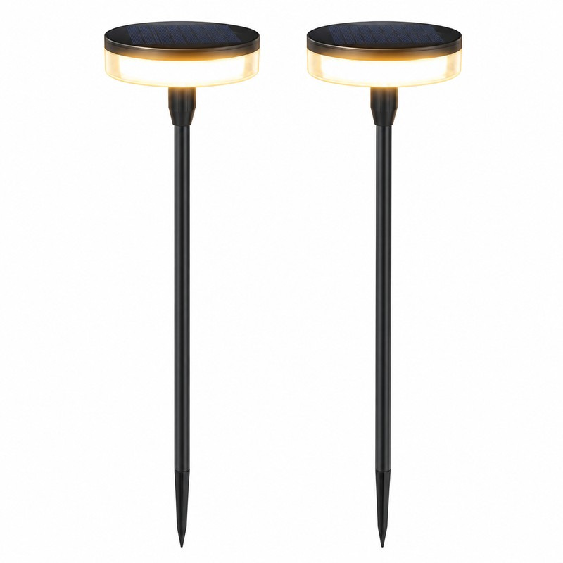 Solar Swaying Pathway Lights for Outdoor Decor – 2-Pack IP65