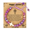 VULETO Easter Basket Stuffers Gifts for Girls, Natural Beads Charm