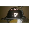 Unbranded Highly Reflective Black Decal Marine Corps EGA Fire Helmet