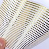 5 Flexible Stripes Sticker - Selbstklebende elastische Streifen in Gold,