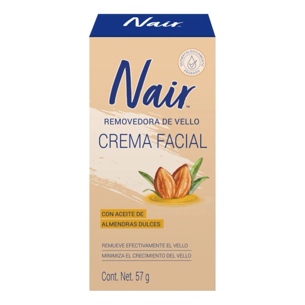 Crema Facial Removedora De Vello, 57g Nair