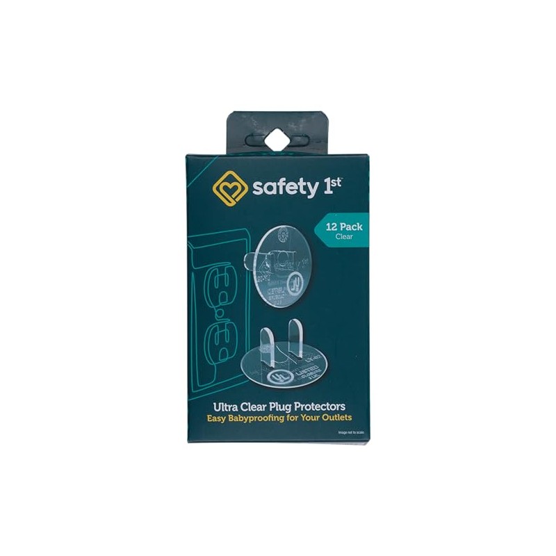 Safety 1st 12 Pack Ultra Clear Outlet Plugs