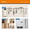 Elitech 2 Pack TM-2 Fridge Thermometer, Temperature and Humidity Monitoring,