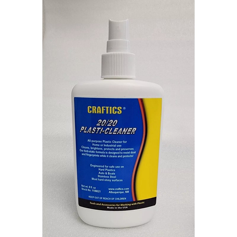 Craftics Plastic Cleaner and Plastic Polish Kit