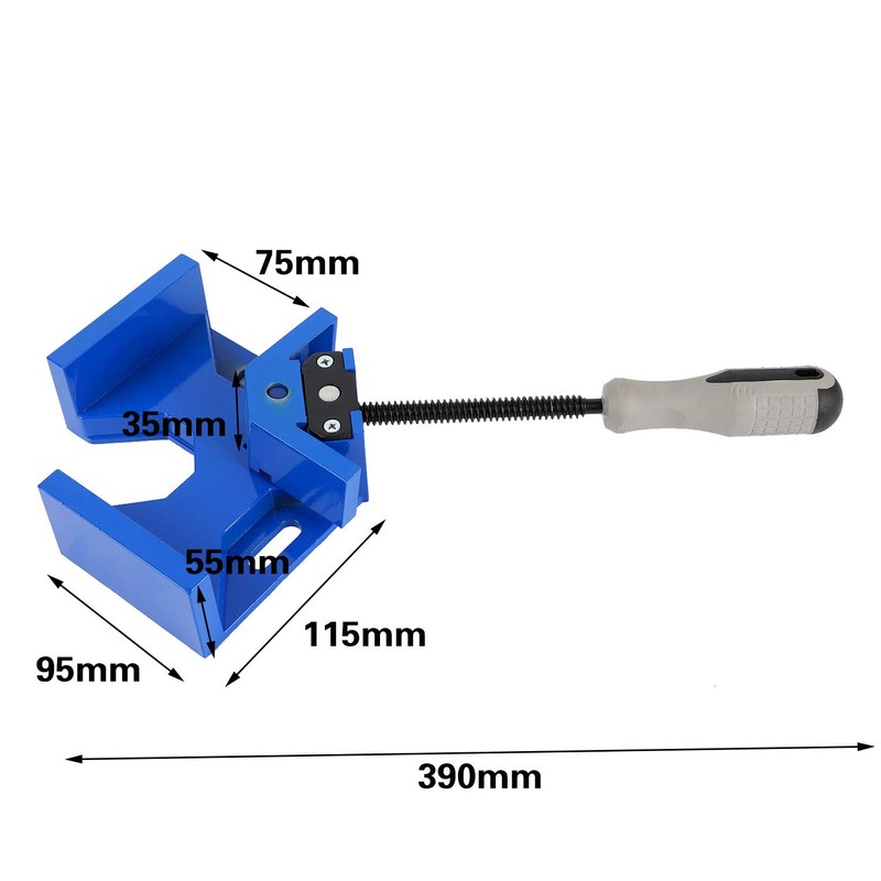 TOPWAY 90 Degree Right Angle Clamp, Heavy Duty Corner Vice