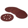WEN 6305SP120 120-Grit Hook-and-Loop 5-Inch Sandpaper Sanding Discs, 10 Pack