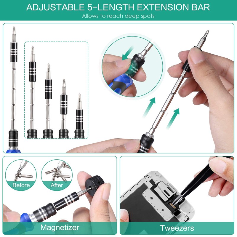 ORIA Precision Screwdriver Set, 106 in 1 Screwdriver kit with