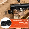 JERBOR Upgraded 4Pcs Door Wheel Rollers Fit for Kubota SVL65/SVL75/SVL97