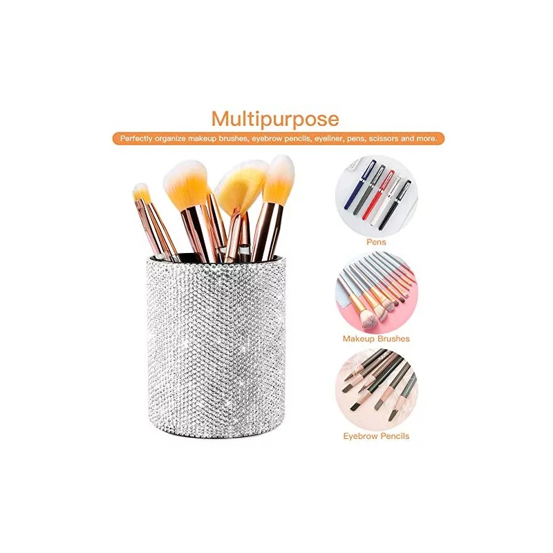 OTOSTAR Organizador De Brochas De Maquillaje Otostar Bling Crystal