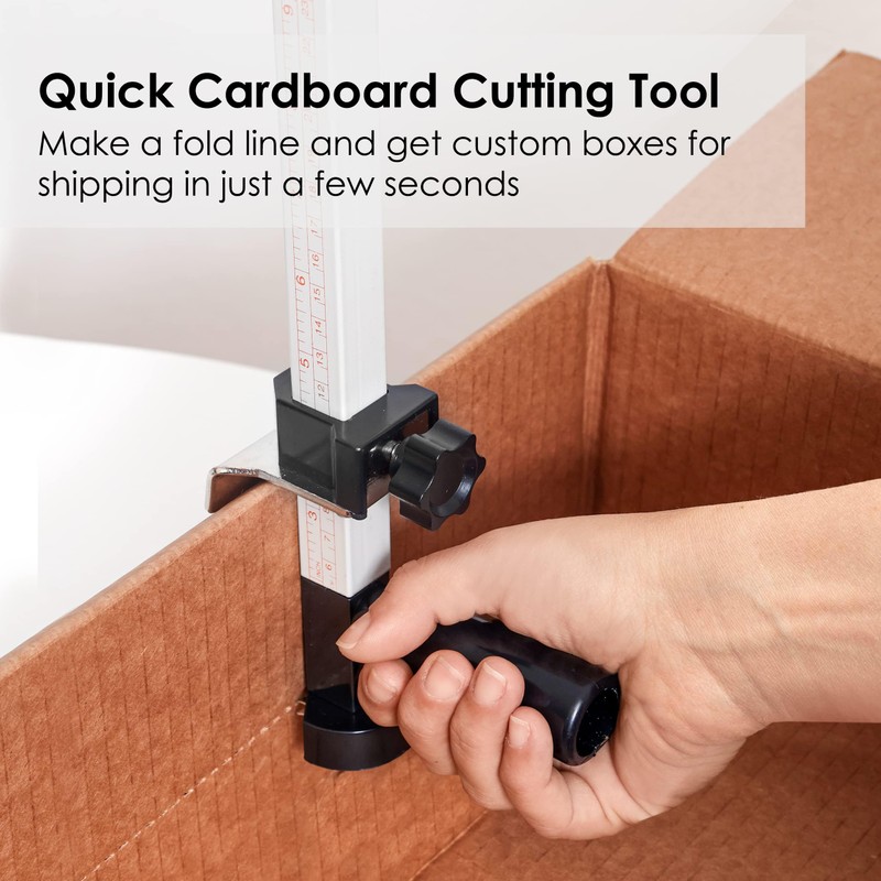 Box Resizer Tool with Scoring Wheel - Cardboard Box reducer