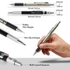 Nicpro 6PCS Art Mechanical Pencil Set, 4 PCS Metal Drafting
