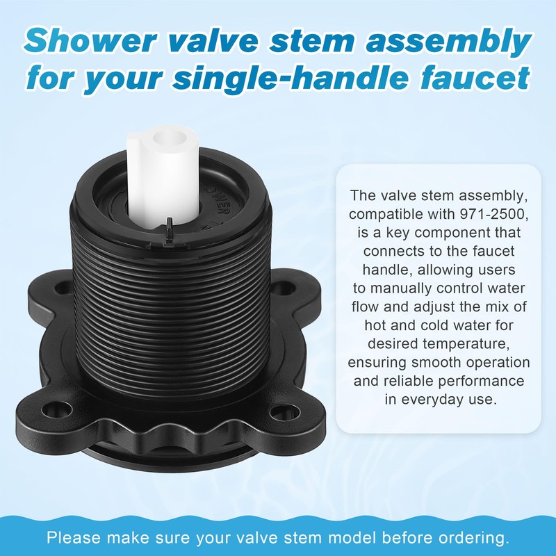 Dreyoo Pressure Balancing Cartridge and Valve Stem Assembly, Compatible with