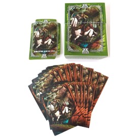 docsmagic.de 100 Art Card Sleeves + Deck Box Elves Theme Bundle - 66 x 91 mm Standard Size MTG PKM