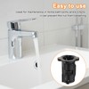sourcing map 1 Pcs 1.14 Inch Faucet Nut Fixed Base,