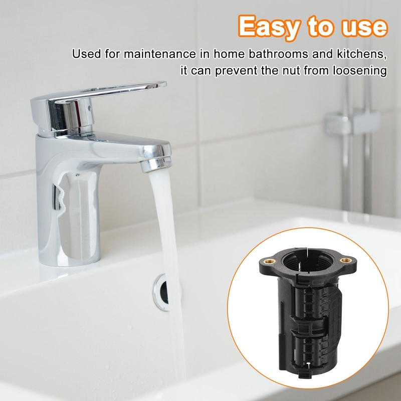 sourcing map 1 Pcs 1.14 Inch Faucet Nut Fixed Base,