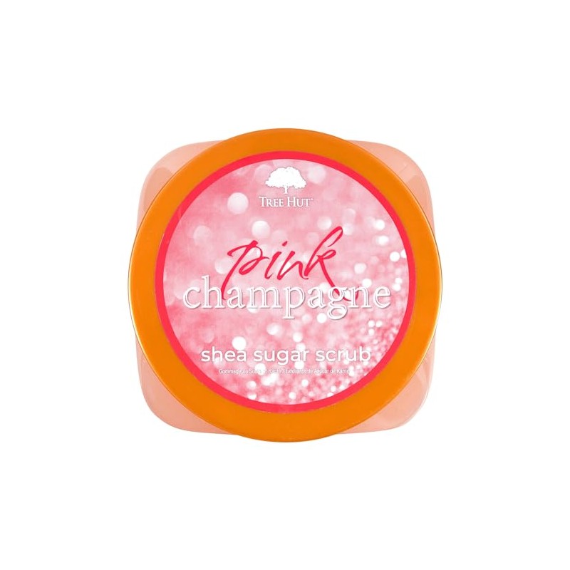 TREE HUT, Pink Champagne Shea Sugar Scrub, Exfoliante Corporal de