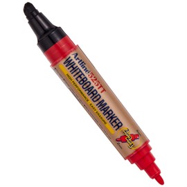 Artline EK525TT 2-in-1 Whiteboard Marker - Black/ Red (Pack of 12)