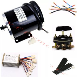 Unbranded 36V 800W Electric Brush Motor Controller Foot Pedal for Scooter E-bike Push Bike