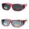 2 Pair Polarized Fit Over Oval Rectangular Sunglasses - 8866JP2-Light