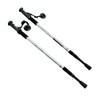 Nordic Walk Pole, Lightweight Telescopic 2 Poles, Silver