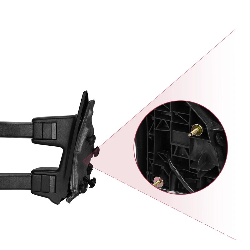 LEDKINGDOMUS Driver Side Power Heated Tow Mirror For 08-16 Ford