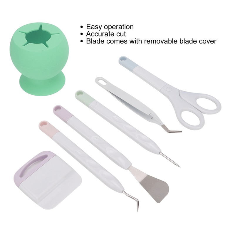 DIY Craft Tools Easy Operation Crafting Tools with Silicone Storage