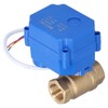 Electric Ball Valve BSP Brass Motorized 3 Wire DC3~6V Through