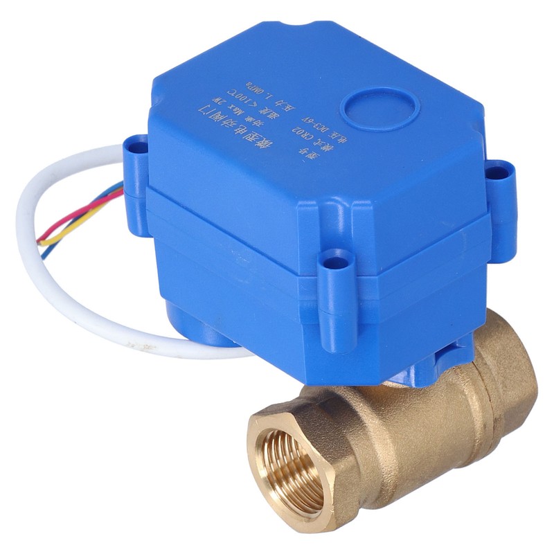 Electric Ball Valve BSP Brass Motorized 3 Wire DC3~6V Through