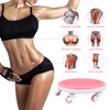 Tasidingster 6 Caster Ab Roller, Ab Exercise Equipment with Knee