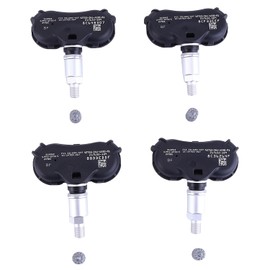4 piezas 42753-SHJ-A53 Sensor de presión de neumáticos TPMS compatible con Honda Ridgeline Odyssey Pilot 2005-2014, para Acura TL MDX RL 2005-2008 3.5L Sistema de monitoreo de presión de neumáticos