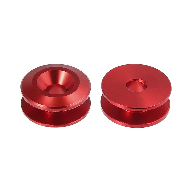 X AUTOHAUX 4 Set Oval Universal Bumper Quick Release Front