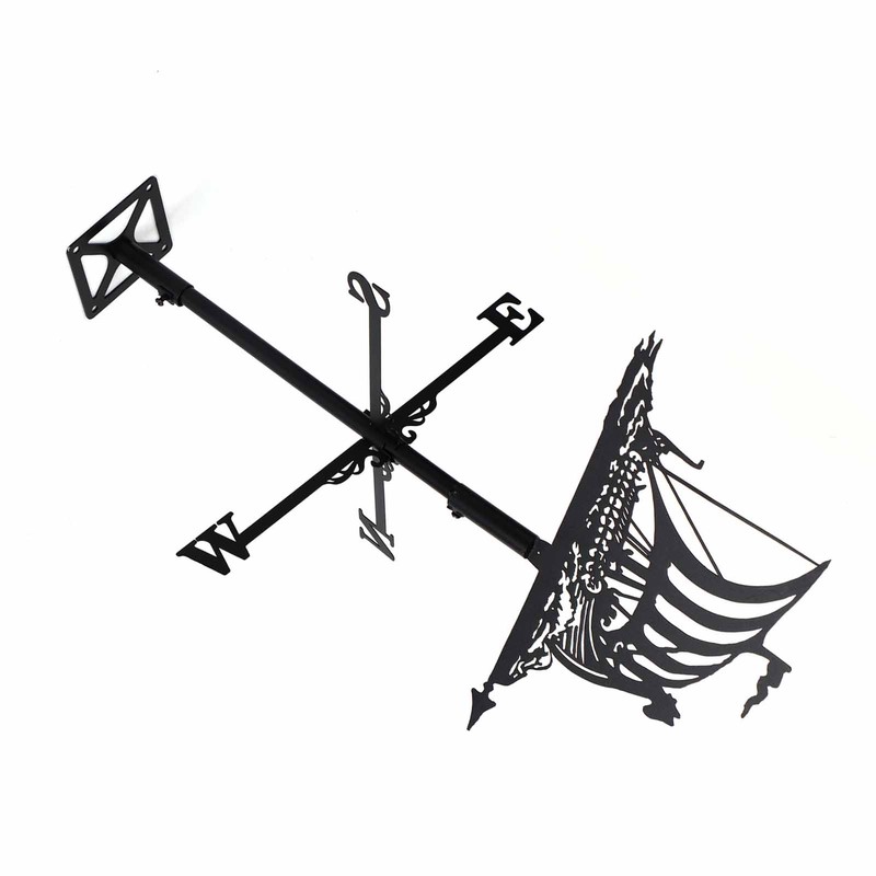 Stainless Steel Weather Vane Retro Farm Scene Garden Stake Weathervane