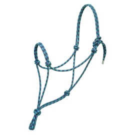 Silvertip Weaver Leather No. 95 Rope Halter,Pacific Blue/Navy/Turquoise,Small,35-9504-W33