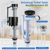Saillong Universal Toilet Tank Replacement Kit, Include Dual Flush Valve