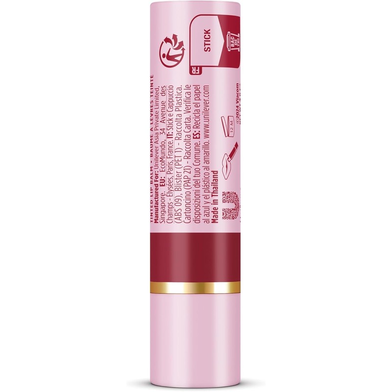 Vaseline Emily in Paris Bálsamo Labial Color Rojo, 3.0g