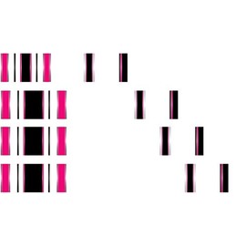 White Water Archery Laminated Pink Traditional 12 Crest Arrow Wraps 15 pk Choose Length Width (5, 1.4)