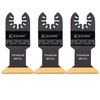 EZARC Titanium Oscillating Saw Blades, Oscillating Multitool Blades for Metal,