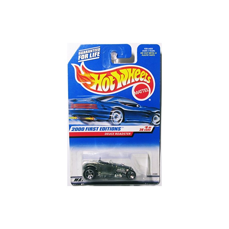 Hot Wheels 2000 First Editions Deuce Roadster Silver 6 of