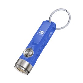 RovyVon Aurora A1 G4 USB C Rechargeable Mini Flashlight, Small Bright Keychain Flashlight 650 High Lumens EDC Flashlight Gadget with Clip for Camping, Hiking, Emergencies (Blue)