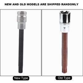 Drive Head Bolt Socket Tool, Drive Cylinder Head Bolt Remover Tool Screwdriver Socket T52 1/2 X M10S