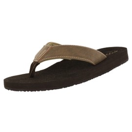 Cobian Men's Sandal Floater 2 Flip Flop, Mocha, 10