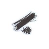 36 Star Spokes #14-275 Star Bright BK Black with Nipple