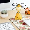 BlissfulVistas Resin Animal Eyeglass Holder, Decorative Animal-Shaped Glasses Stand for