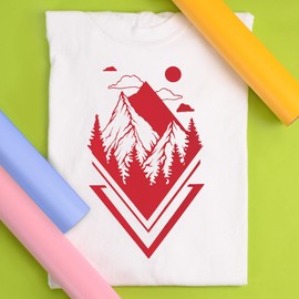 Siser EasyWeed Rollo de vinilo de transferencia de calor de 11.8 pulgadas x 20 pies (rojo brillante) compatible con Siser Romeo/Juliet y otros cortadores profesionales o de manualidades, apto para capas, certificado CPSIA